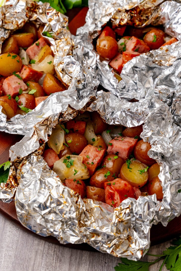 Sausage Foil Packs from Sausage Potato Foil Packs recipe