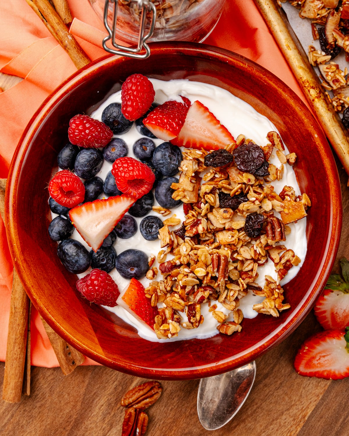 granola featured from Ultimate Easter Brunch Recipe Collection