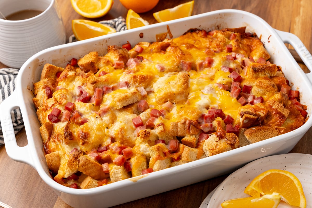 Ham Cheese Strata from Midweek Menu Meal Plan 10.22.25 recipe