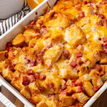 ham cheese strata from Ultimate Easter Brunch Recipe Collection