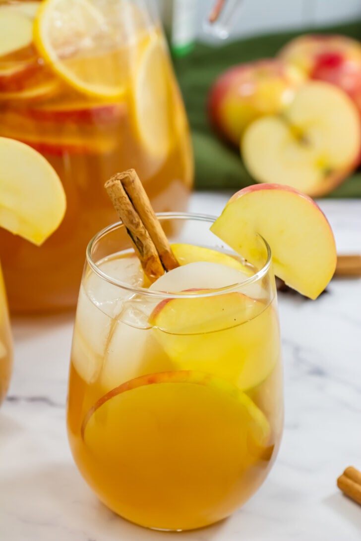 Apple Cider Sangria is the ideal fall party drink! It’s light, refreshing, and packed with seasonal flavors like apple, cinnamon, and zesty citrus. Whether you're hosting a laid-back dinner at home, setting up a festive brunch, or enjoying a night with friends, this sangria is a fun and easy way to elevate your gathering.