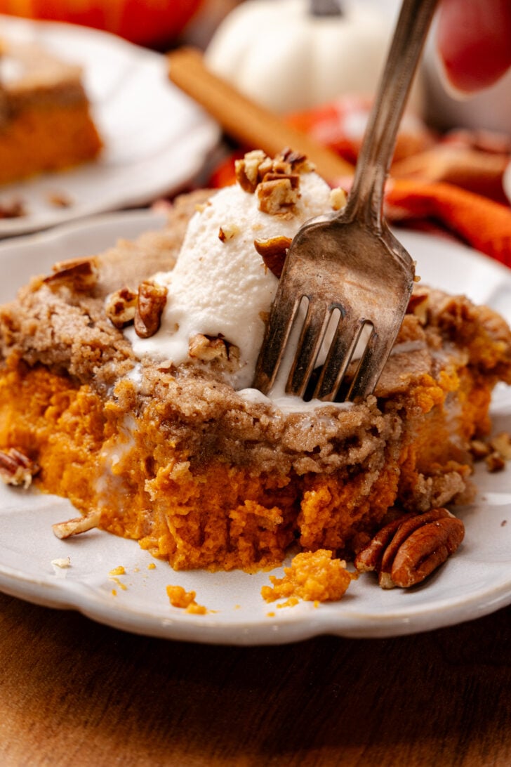 Pumpkin Dump Cake from Easy Pumpkin Spice Dump Cake recipe
