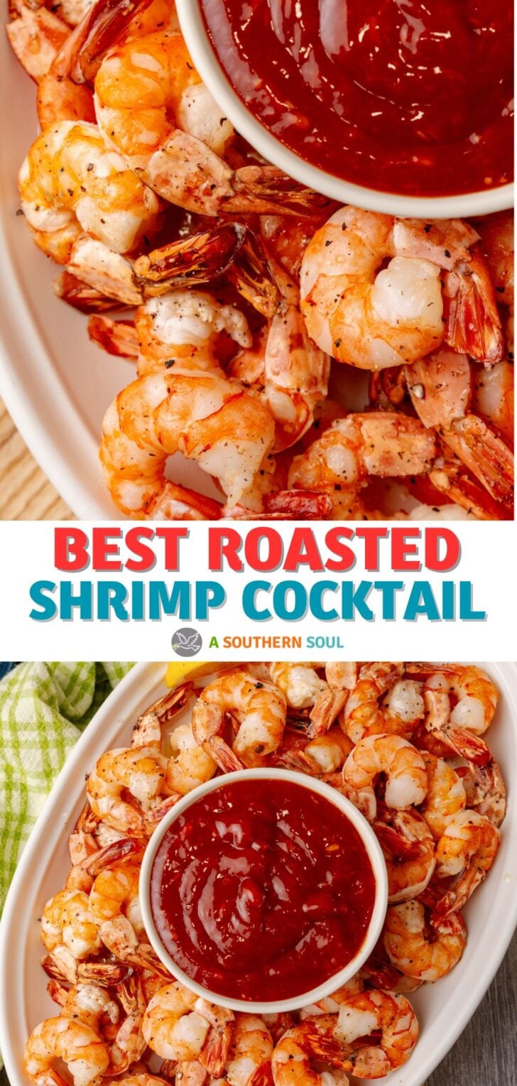 The best roasted shrimp cocktail.