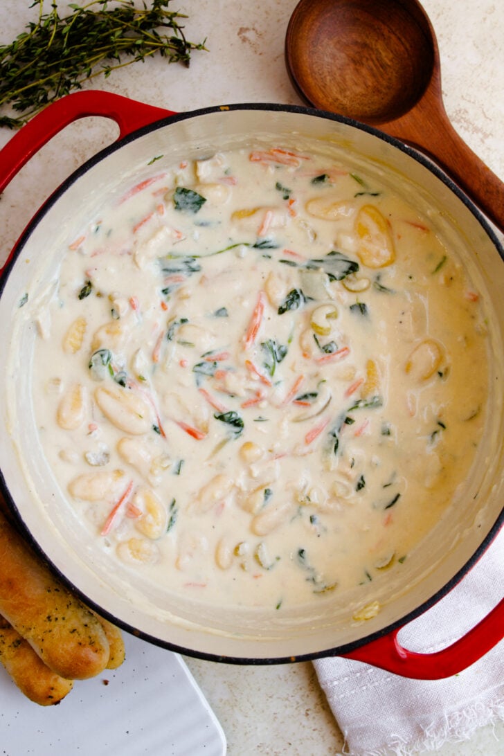 Gnocchi Soup from Creamy Gnocchi Chicken Soup recipe