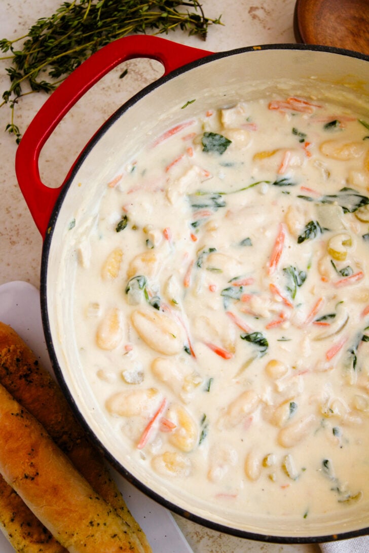 Gnocchi Soup from Creamy Gnocchi Chicken Soup recipe
