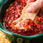 redpepper bacon dip from Southern Easter Appetizers to Make Spring Feel Special