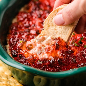 redpepper bacon dip from Southern Easter Appetizers to Make Spring Feel Special