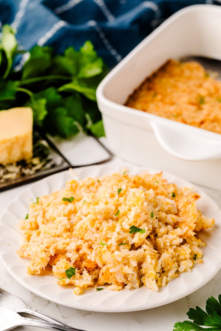 Cheesy Rice from Mom's Baked Cheesy Rice recipe
