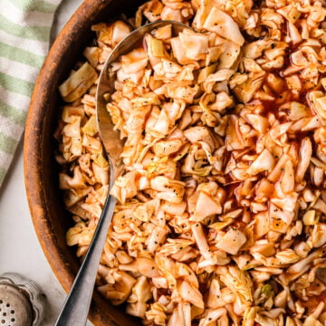 Carolina BBQ Red Slaw served with pulled pork, BBQ chicken or sandwiches.