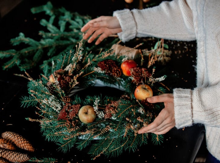 Wreath Making from 7 Smart Ways To Get Ready For The Holiday Season recipe