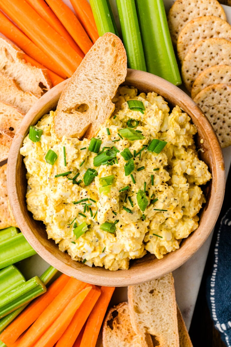 deviled egg dip from Ultimate Easter Brunch Recipe Collection