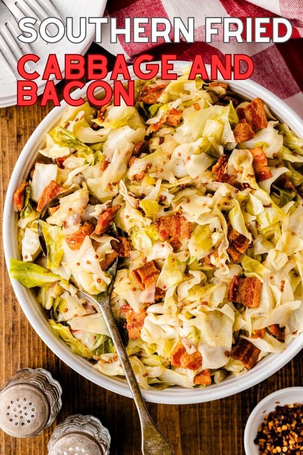 Fried Cabbbage 600x900 from Southern Fried Cabbage And Bacon recipe