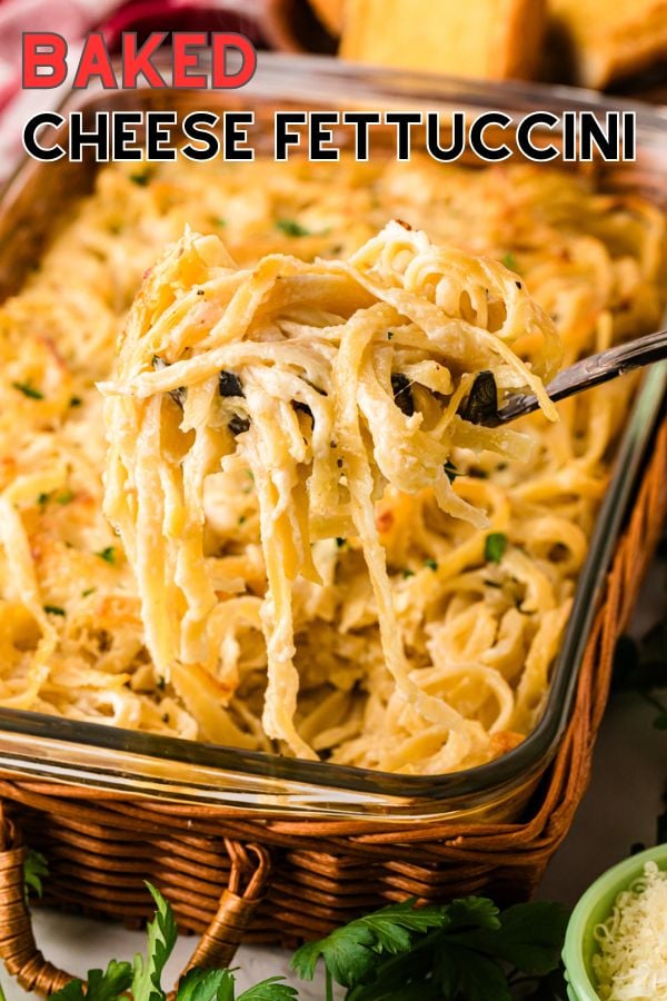 Fettuccini 600x900 from Creamy Baked Fettuccine With Cheese recipe