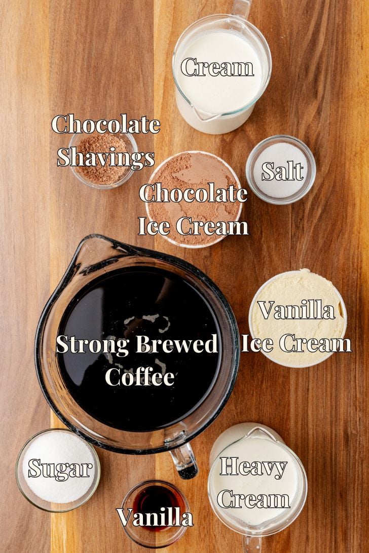 Ingredients for Southern Coffee Punch