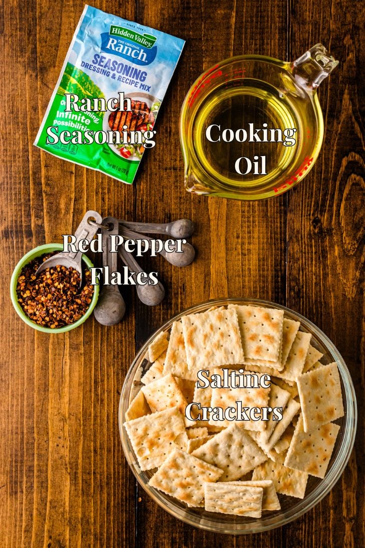 Ingredients for Ranch Fire Crackers: Spicy No Bake Recipe