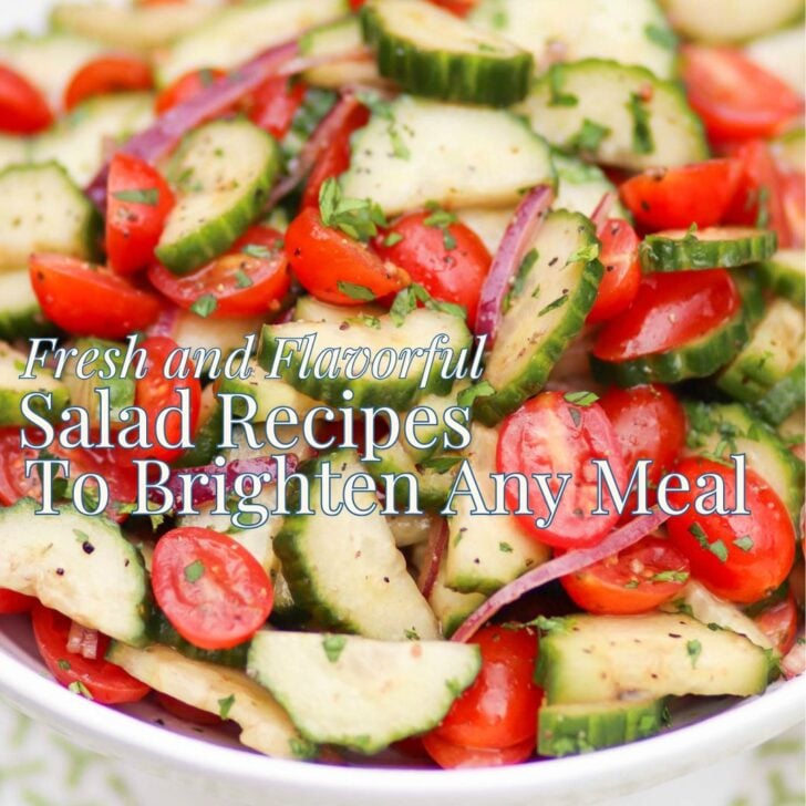 Fresh salads have a way of making any meal feel a little more special! Bring a burst of fresh flavor to your table with these easy, Southern-inspired salad recipes all in one helpful round-up. These easy side dish recipes are perfect for cookouts, weeknight dinners, and everything in between.