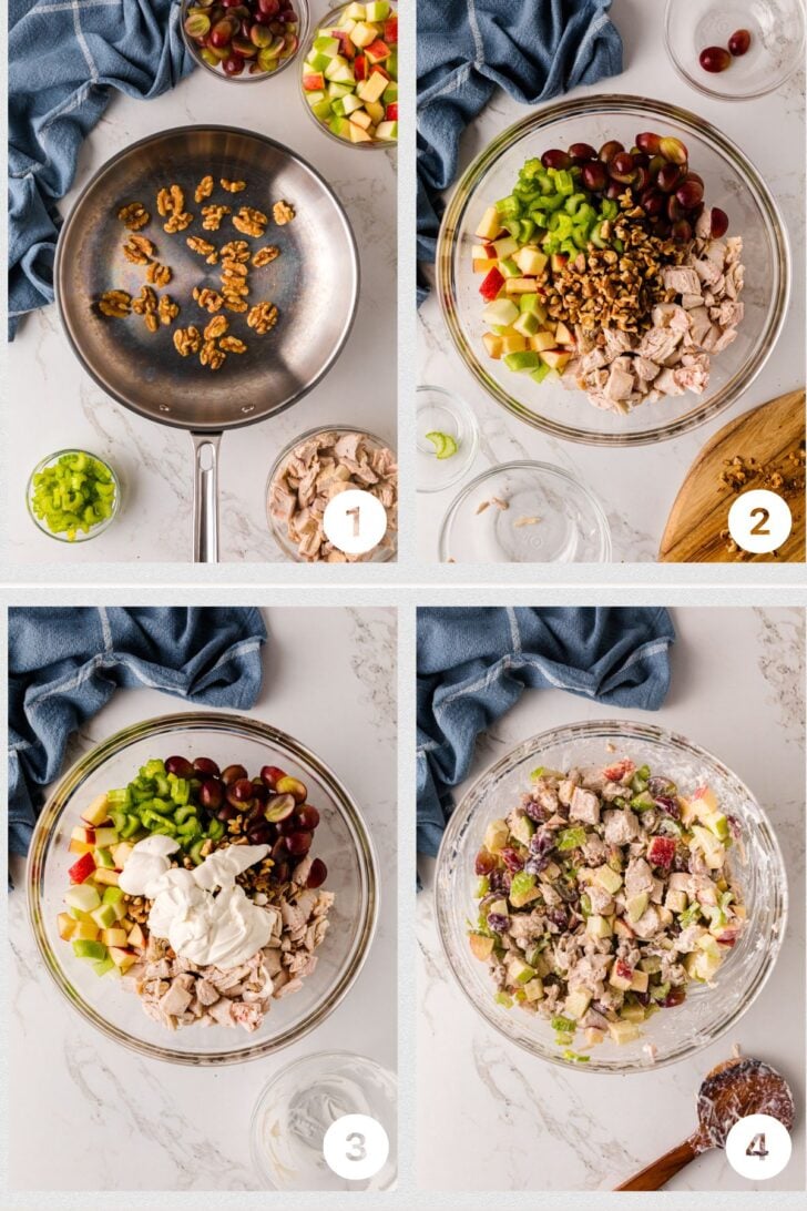 Waldorf Chicken Salad Process X Px from Waldorf Chicken Salad With Apples And Grapes recipe