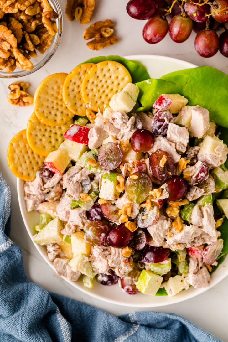 Waldorf Chicken Salad from Waldorf Chicken Salad With Apples And Grapes recipe
