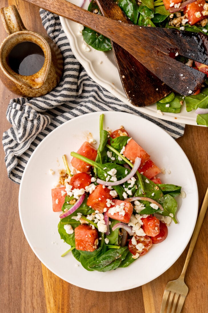 Watermelon Salad from Watermelon Salad With Feta (Refreshing And Easy) recipe