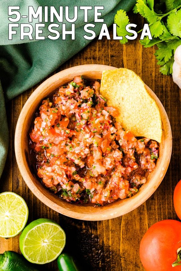 Minute Salsa 600x900 from 5 Minute Fresh Salsa recipe