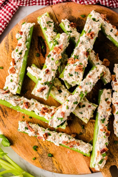 stuffed celery from Southern Easter Appetizers to Make Spring Feel Special