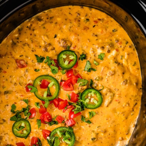 cp sausage queso from Crock Pot Corned Beef Reuben Sliders