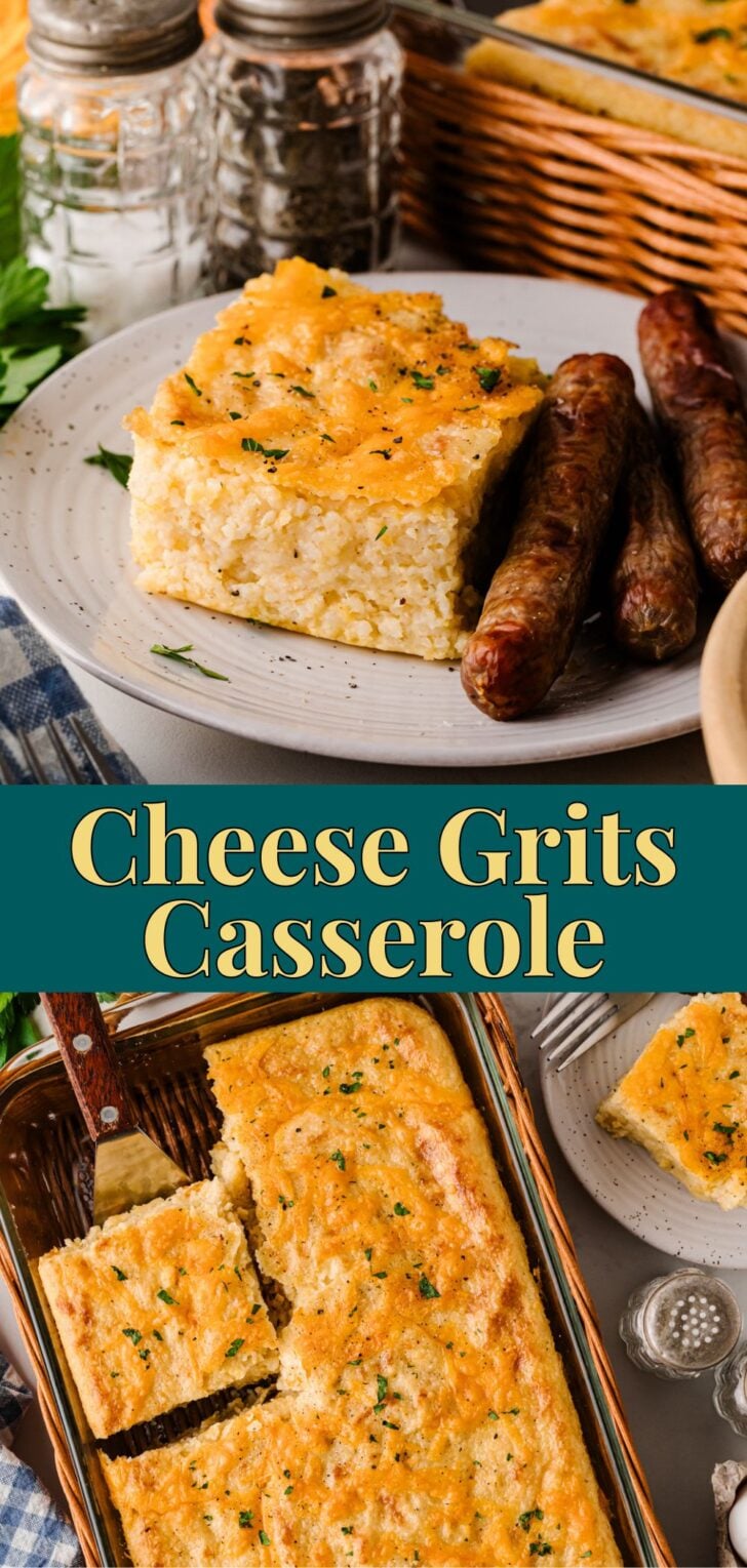 Cozy up with this make‑ahead baked cheese grits casserole that’s creamy, cheesy, and perfect for holiday breakfasts, Sunday brunch, or feeding a hungry crowd.